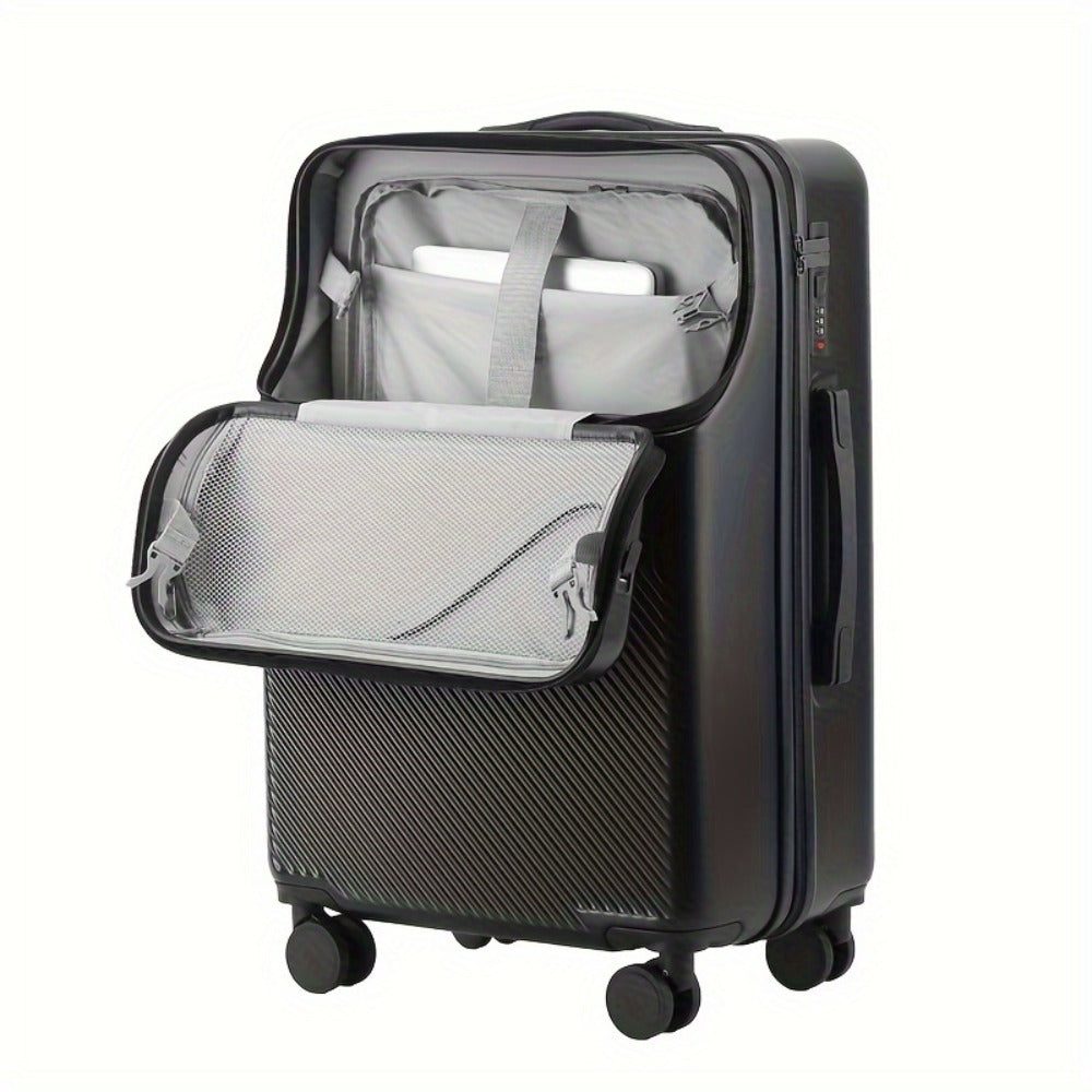 One Piece of Business Luggage Designed for Women, Featuring a Small 20-Inch Size Suitable for Boarding, a Lightweight Trolley Case with a Cup Holder, And a 24-Inch Travel Case Suitable for Both Men And Women Students