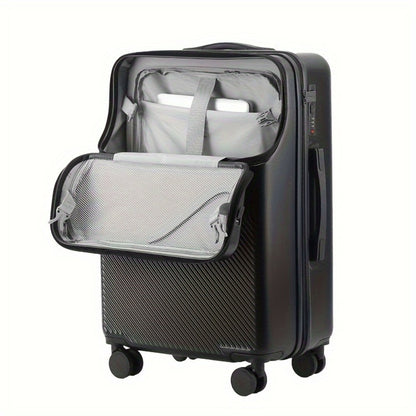 One Piece of Business Luggage Designed for Women, Featuring a Small 20-Inch Size Suitable for Boarding, a Lightweight Trolley Case with a Cup Holder, And a 24-Inch Travel Case Suitable for Both Men And Women Students