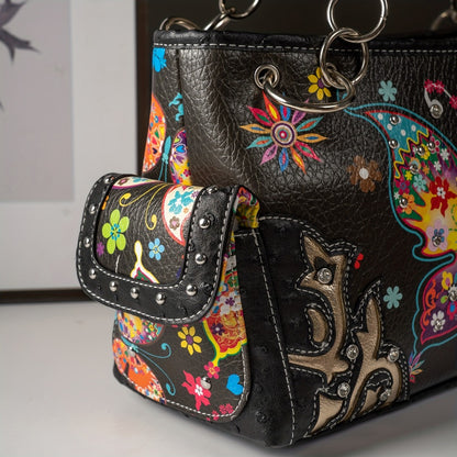 Women's Wallet – Butterfly Floral Western Set Phone | Bag Vero – detail view 8