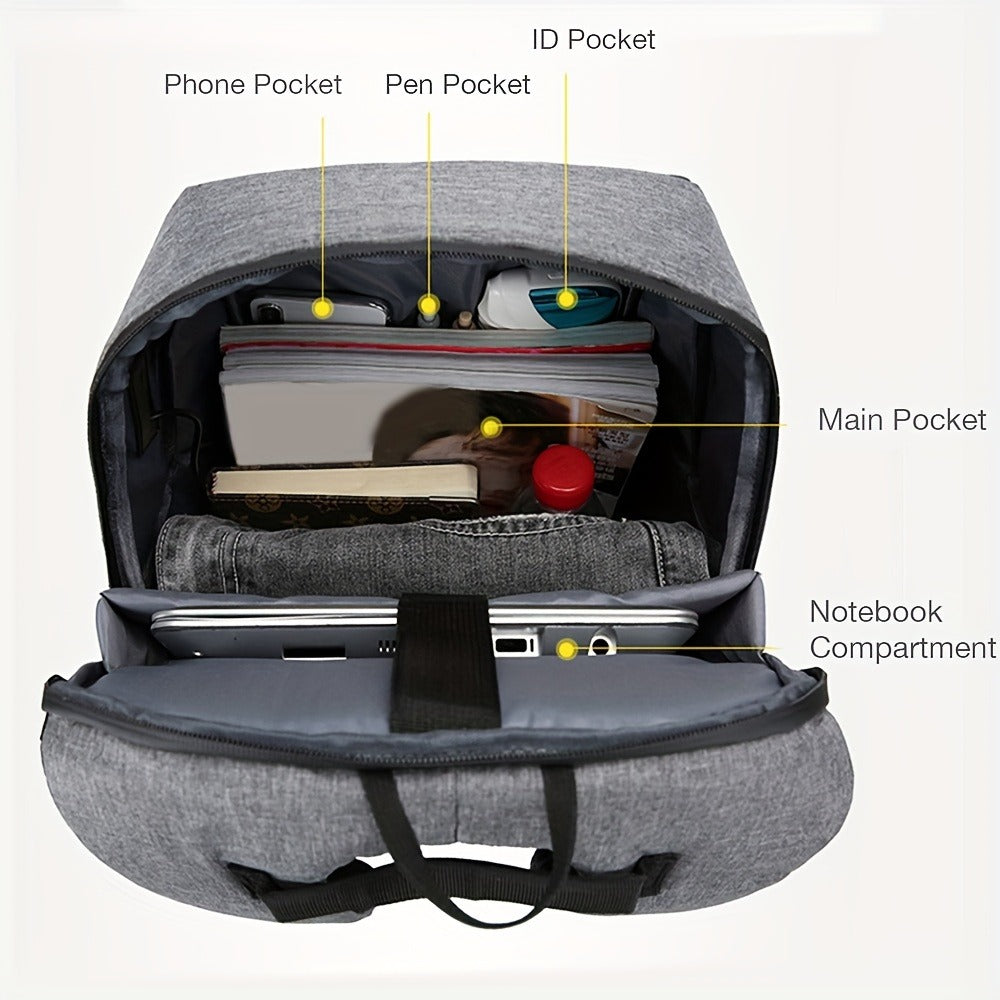Laptop Backpack – 15.6 Inch, Large Capacity, for Travel & School | Bag Vero – detail view 8