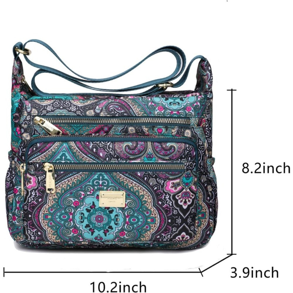 Women's Shoulder Bag Large Capacity Multi-Pocket Handbag Women's Cross-Back Tote Bag Top Handbag Handbag