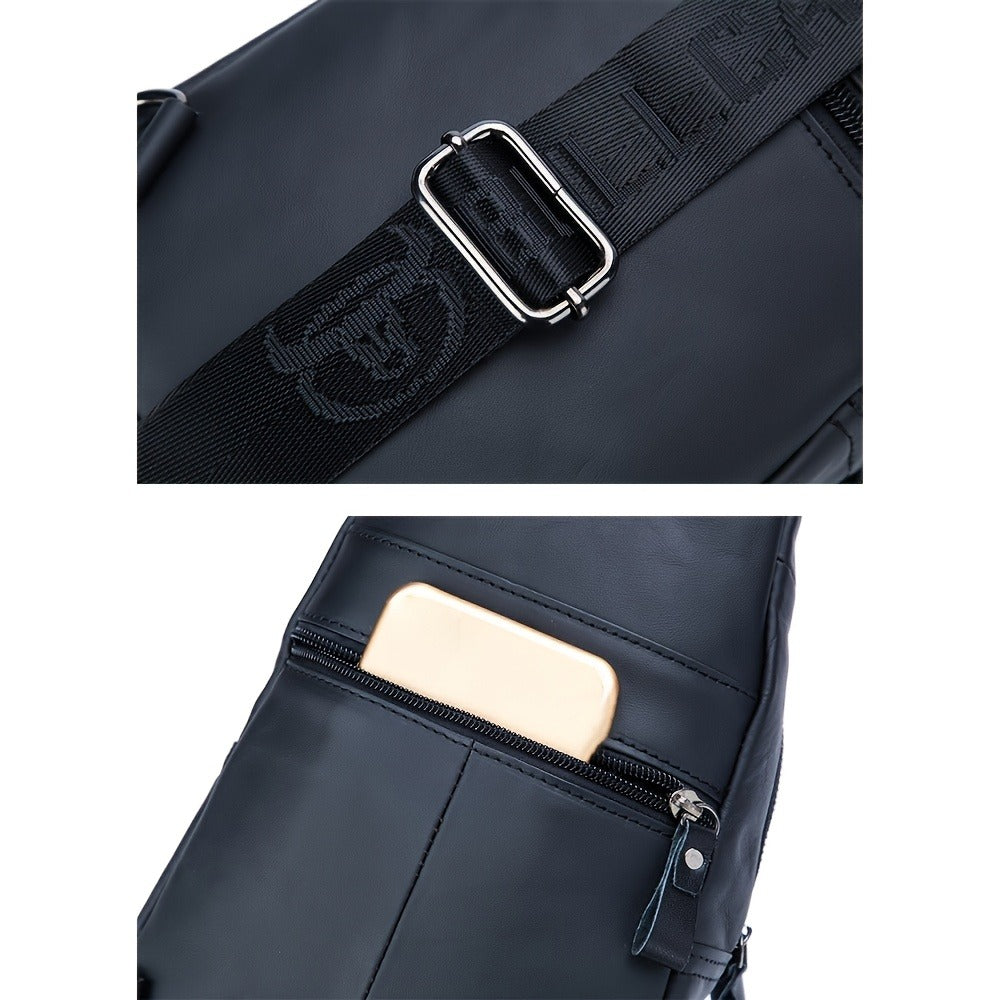 Sling Bag – Genuine Leather, for Travel & Everyday Use | Bag Vero – detail view 10
