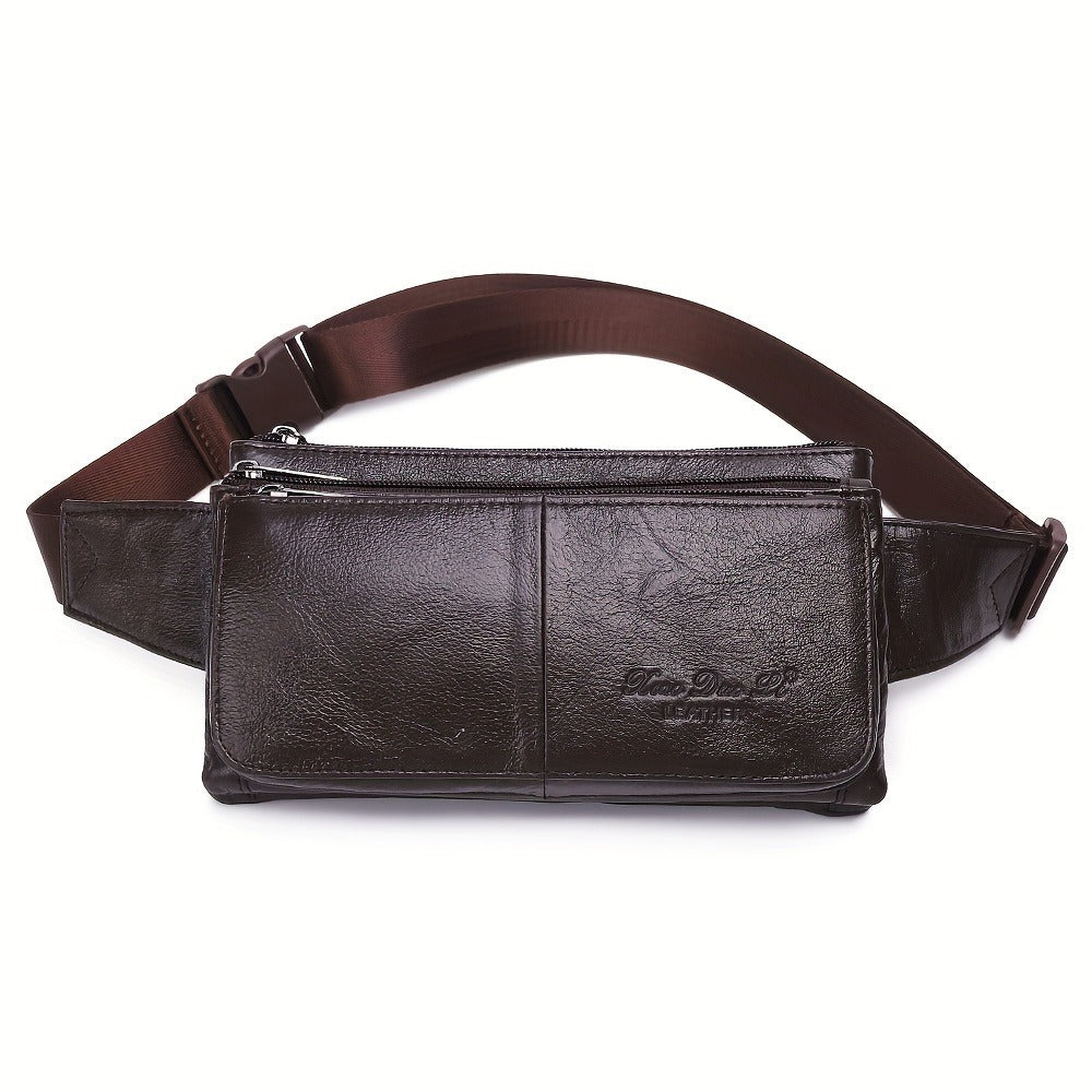 Waist Bag – Genuine Leather, Adjustable Strap, Lightweight, for Travel | Bag Vero – detail view 13