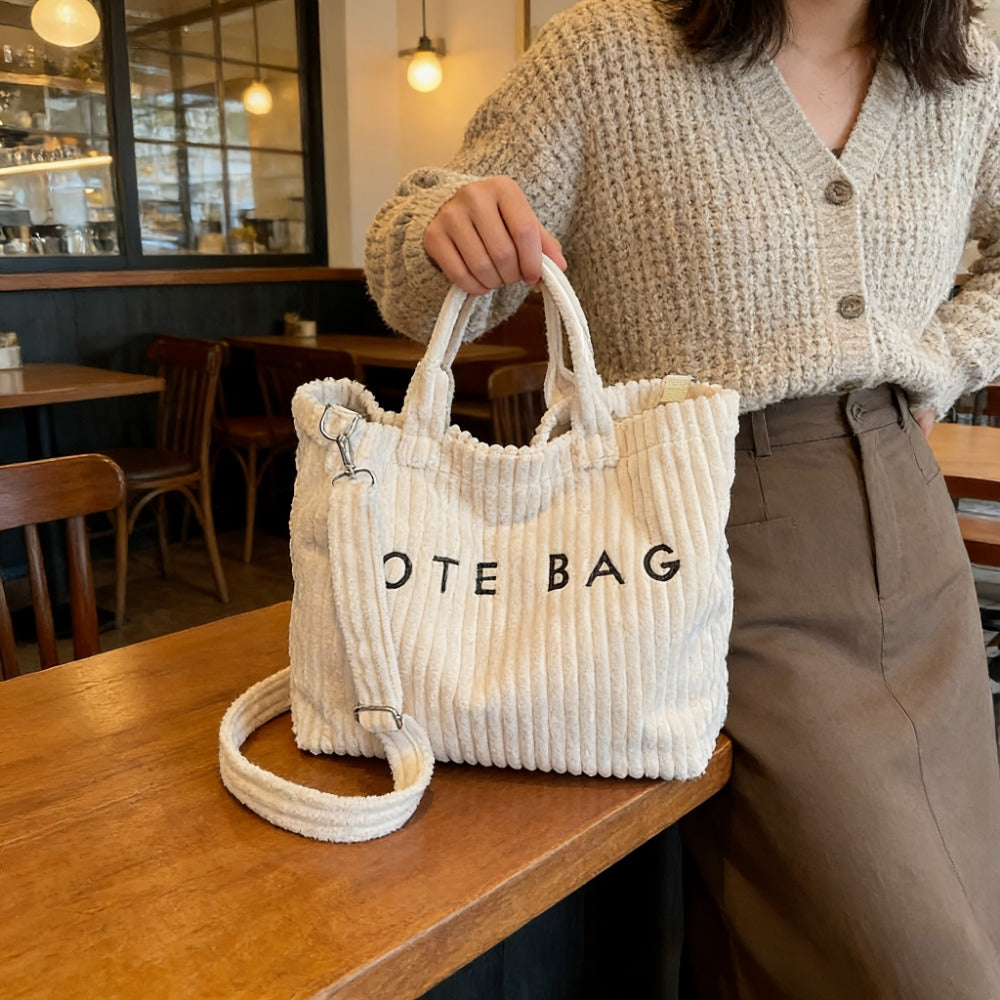 Tote Bag for Women – 2-Piece, Large Capacity, Adjustable Strap, for Work | Bag Vero – detail view 13