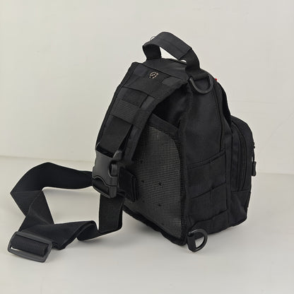 Crossbody Bag, Chest Bag, Ideal for Everyday Outdoor Use. Compact Chest Bag for Men, Perfect for Travel, Tactical Use, And Activities Like Hiking, Hunting, And Fishing