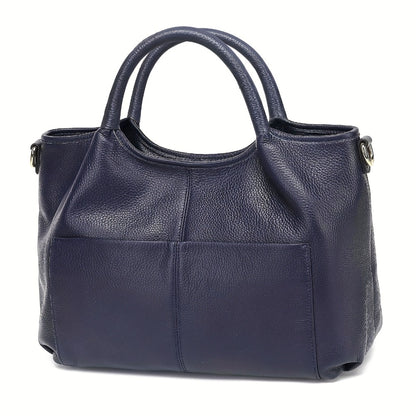 KOGTLA Genuine Leather Purses for Women,Luxury Genuine Tote Bag,Crossbody Shoulder Bags Designer Handbags Top Handle Satchel Bag,Large Capacity,Daily Commutes And Outings Pefect for Office,Business And Work
