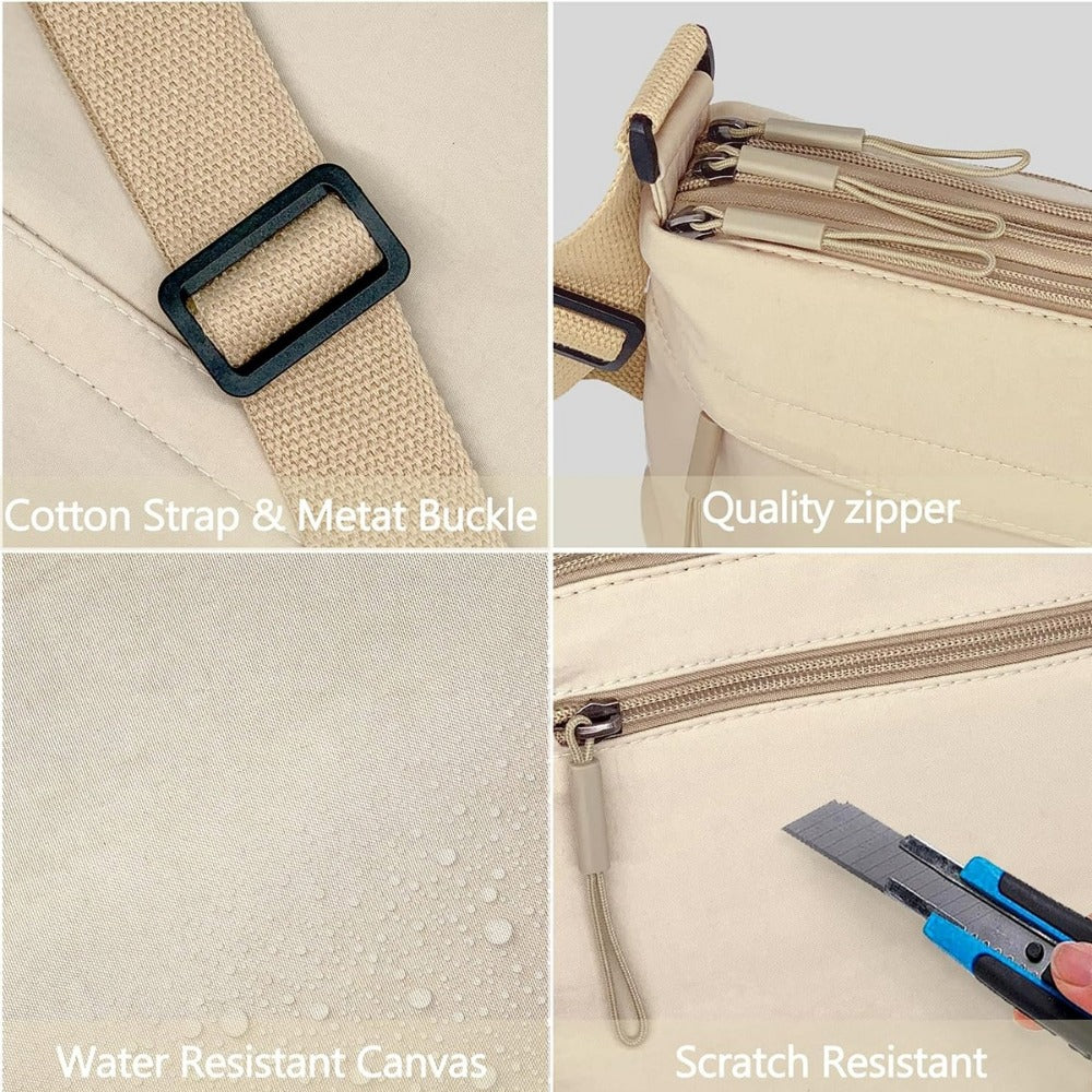 Crossbody Bag for Women – 5-Pocket, Large Capacity, Adjustable Strap, for Work | Bag Vero – detail view 11