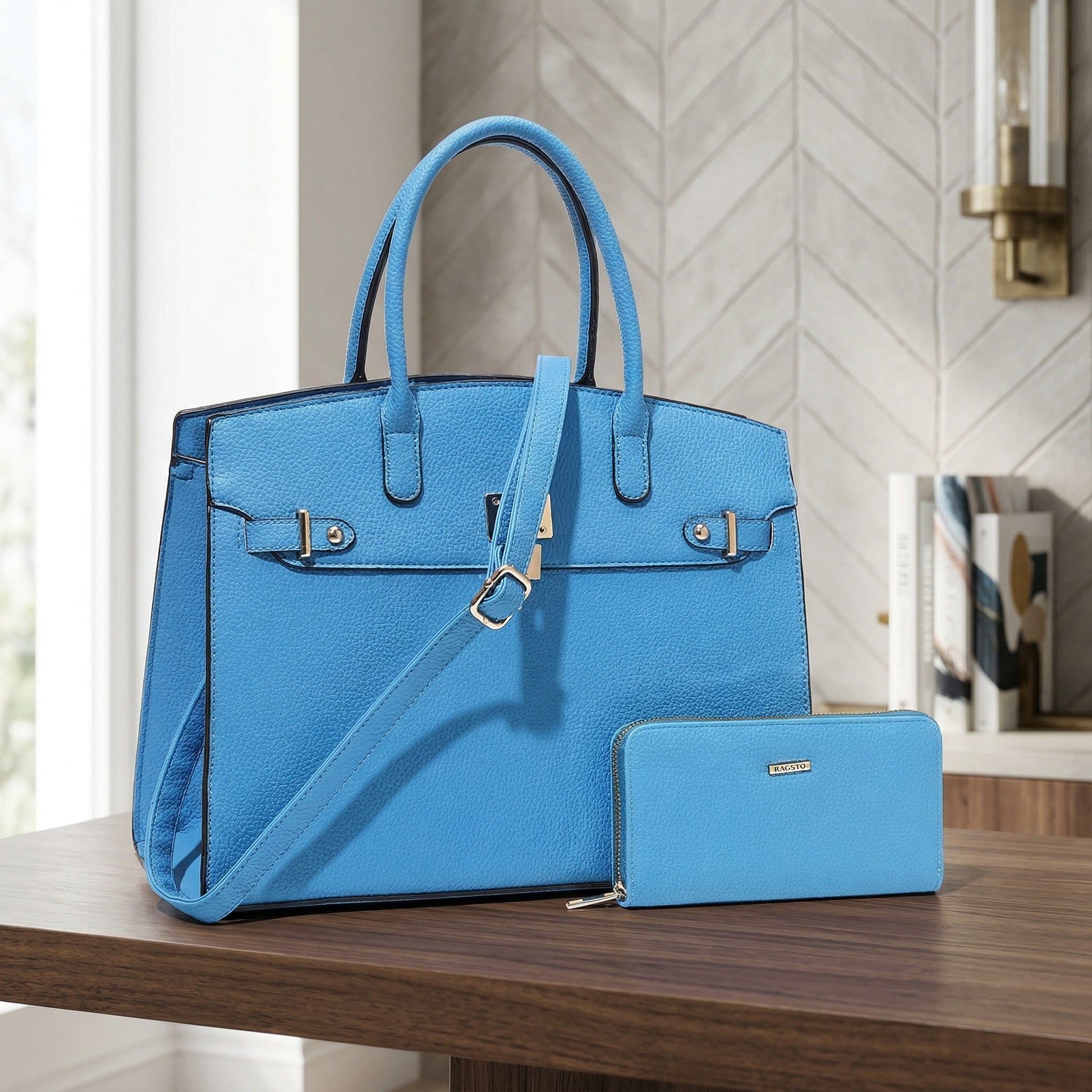 Women's Wallet – for Work & Everyday Use, Top Handle Set Matching Zipper | Bag Vero – detail view 14