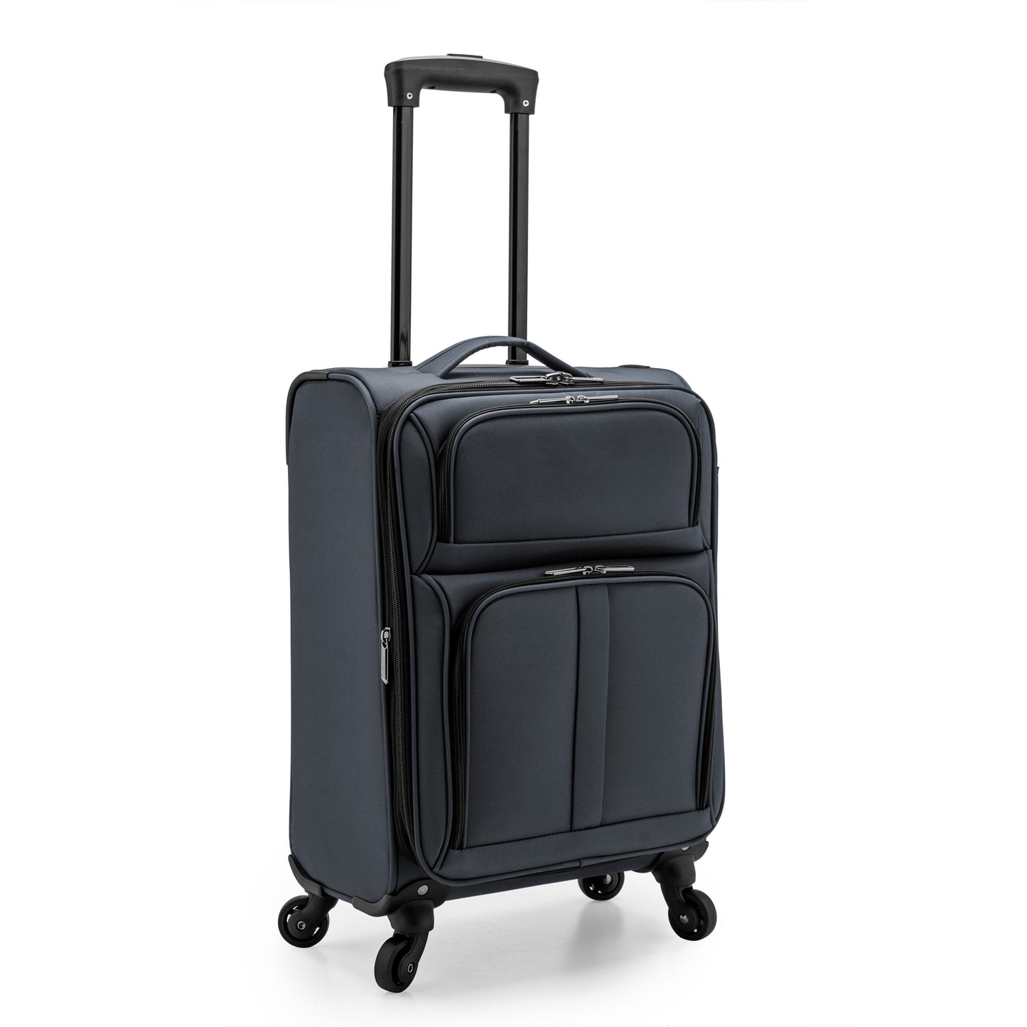 U.S. Traveler Anzio Softside Expandable Luggage w/ Spinner Wheels |Soft Shell, Lightweight, Expandable & 360° Spinner Wheels | 22"/26"/30"/2 PC Set/3 PC Set| Airline Approved Carry-on, Upright Checked Suitcases, Teal, Navy, Burgundy & Dark Grey - Ideal fo
