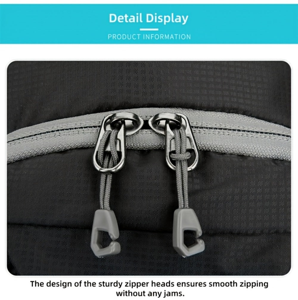 Sport Sling Bag for Men and Women - Large Capacity Crossbody Bag for Travel, Hiking & Daily Commute | Adjustable Breathable Strap, Multiple Pockets with Earphone Hole, Nylon.