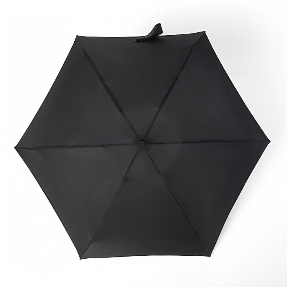 Small Sun Umbrella, Travel Umbrella, Compact Ultra Lightweight Portable Waterproof Folding Umbrella With 6 Reinforced Ribs For Enhanced Sunlight And UV Protection, Suitable For Both Sunny And Rainy Days With Casual, Minimalist And Stylish Design.