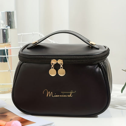 [Travel Toiletry Bag] 4 Colors Available, PU Candy Makeup Bag, Large Capacity Multi-Functional Mobile Phone Storage Toilet Makeup Bag, Toiletry Storage Bag, 2025 New Style Travel Toiletry Bag