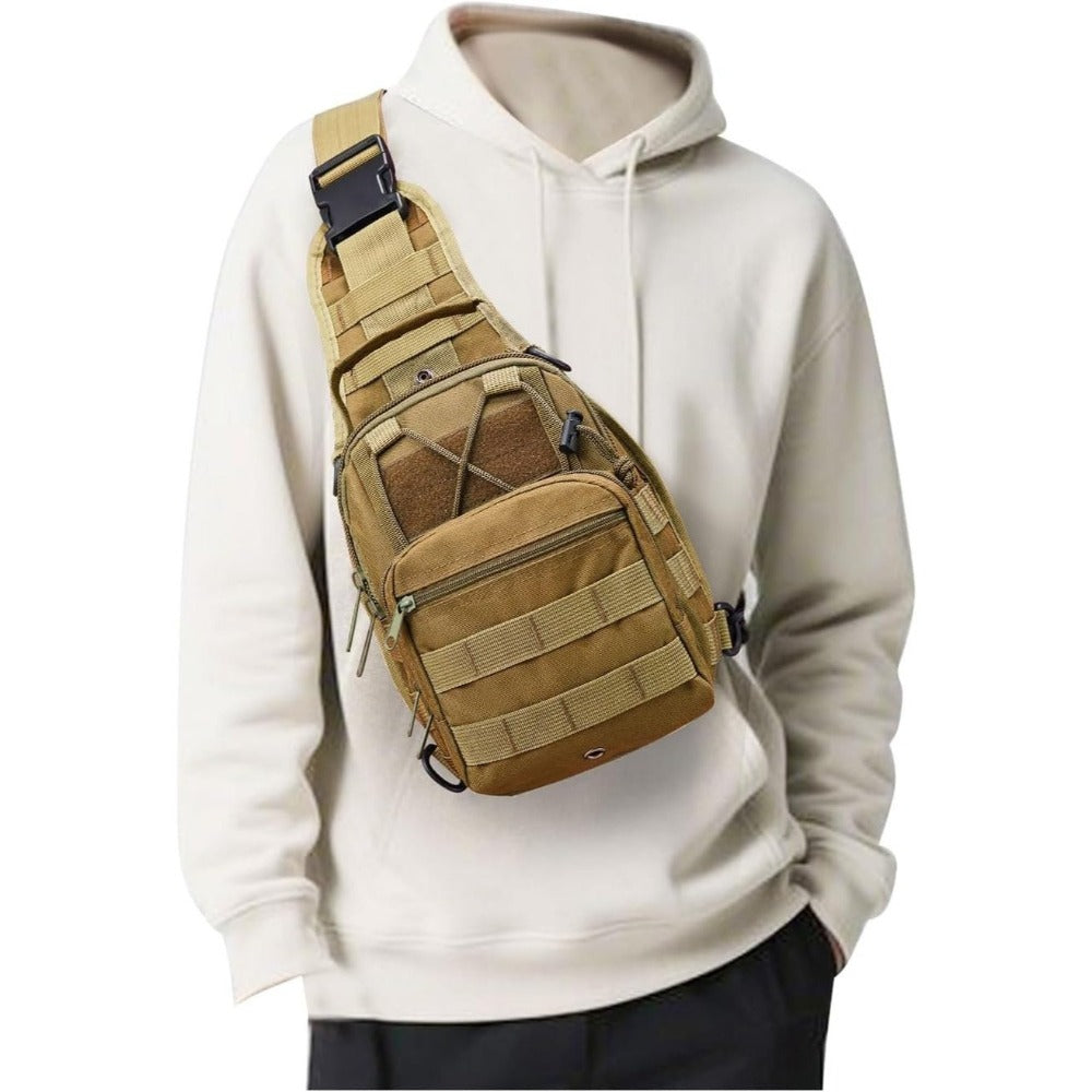 Tactical Chest Bag Backpack, Men's And Women's Shoulder Messenger Bag, Molle, EDC Backpack, Perfect for Daily Commuting, Gifts for Friends And Family, Christmas Gifts