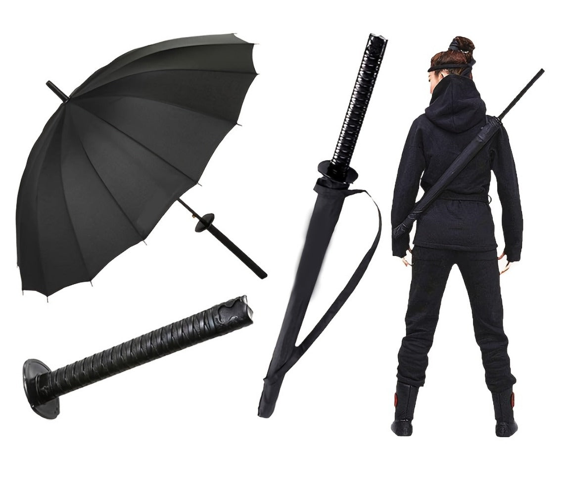 Travel Umbrella – Windproof, Samurai Sword Umbrella Auto Open | Bag Vero – detail view 10