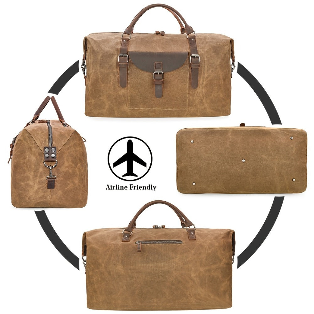 Carry On Luggage – Canvas, Waterproof, Oversized, for Travel | Bag Vero – detail view 6