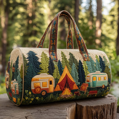 Quilted Travel Tote Bag, Clothing Storage Bag, Large Multi-functional Zippered Closure, Perfect for Vacations, Travel, And Leisure. Stylish And Trendy, This Travel Tote Bag Boasts An Extra-large Capacity And Is Ideal for Parties, Commuting, And Work.
