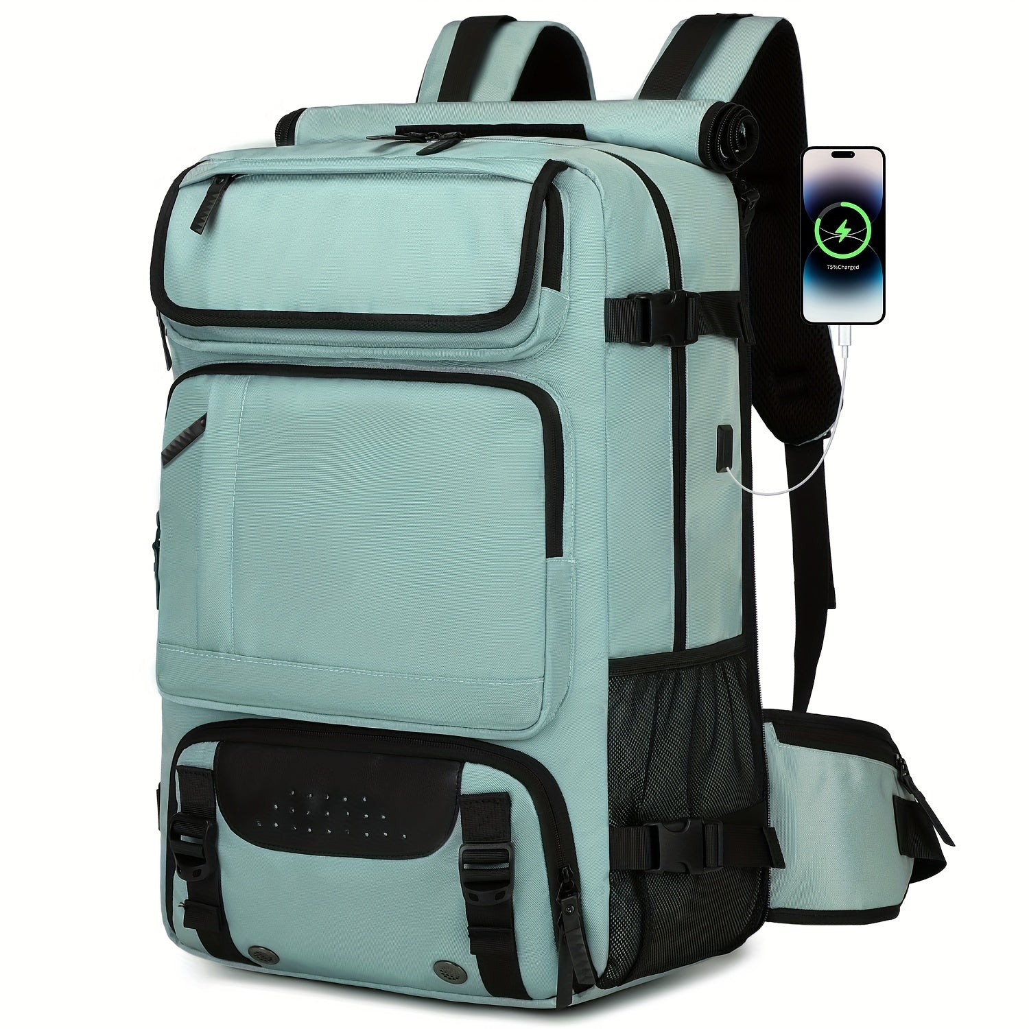 Laptop Backpack – 5 Colors, Adjustable Strap, for Travel | Bag Vero – detail view 19