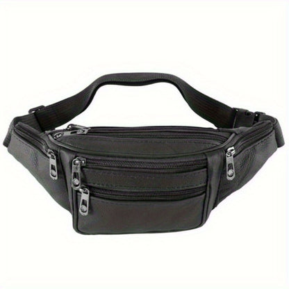 1pc Mens Waist Bag Multi-Pockets Storage Belt Bag Bag Casual Bag Fashion