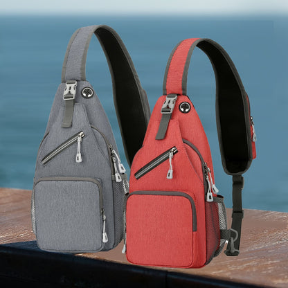 2pcs Single Shoulder Bag for Men And Women, 21 Combinations Trendy Canvas Leisure Sports Small Backpack Oxford Cloth One Shoulder Bag Messenger Bag Chest Bag