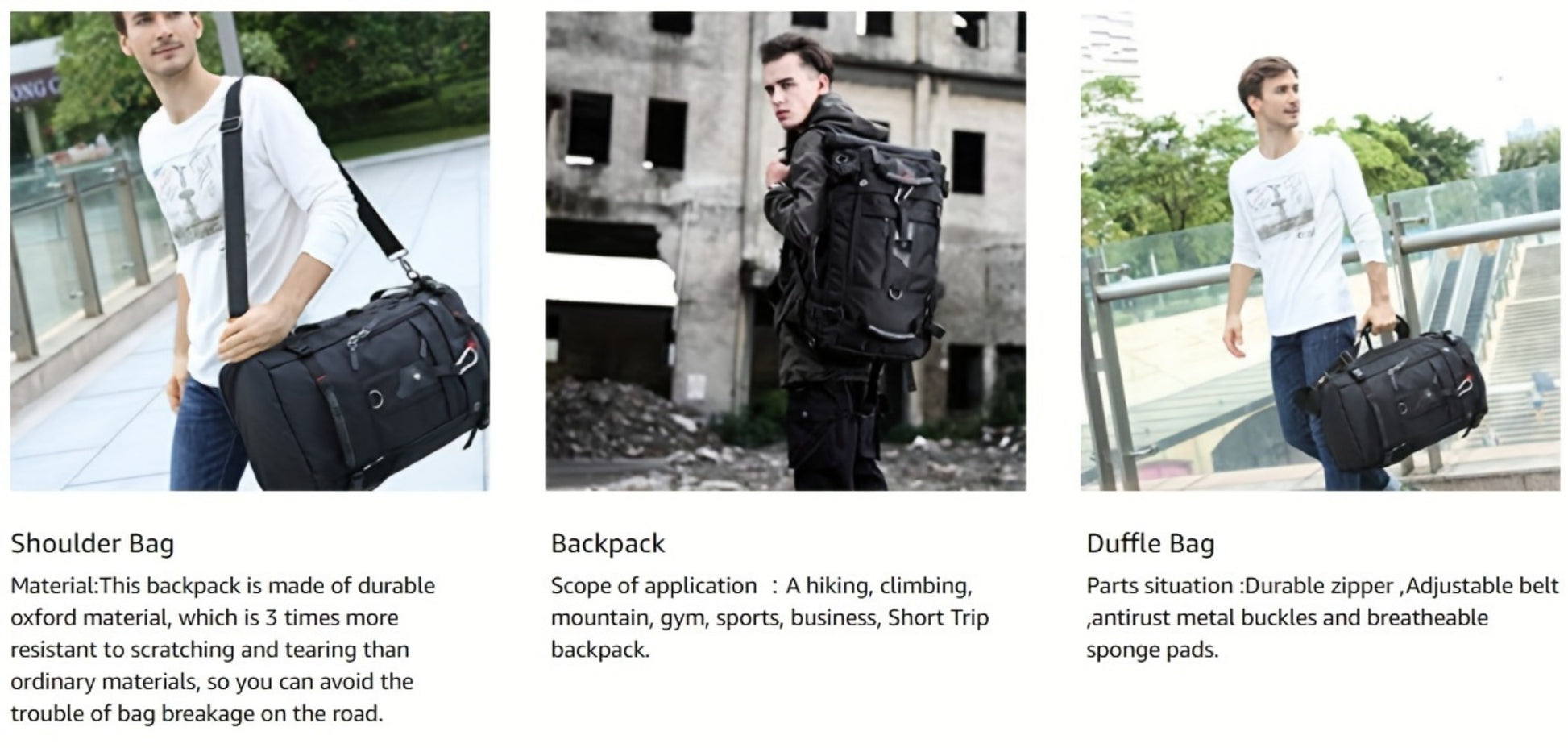 Laptop Backpack – 17.3 Inch, Combination Lock, for Travel & School | Bag Vero – detail view 19