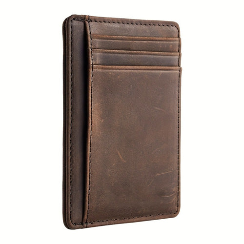 Wallet for Men Slim with 8 Slots Men's RFID Wallet Minimalist Front Pocket Money Clip Wallet