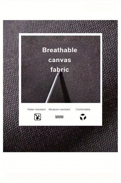 Men's Crossbody Bag – Canvas, Large Capacity, Adjustable Strap, for Travel & Work | Bag Vero – detail view 16
