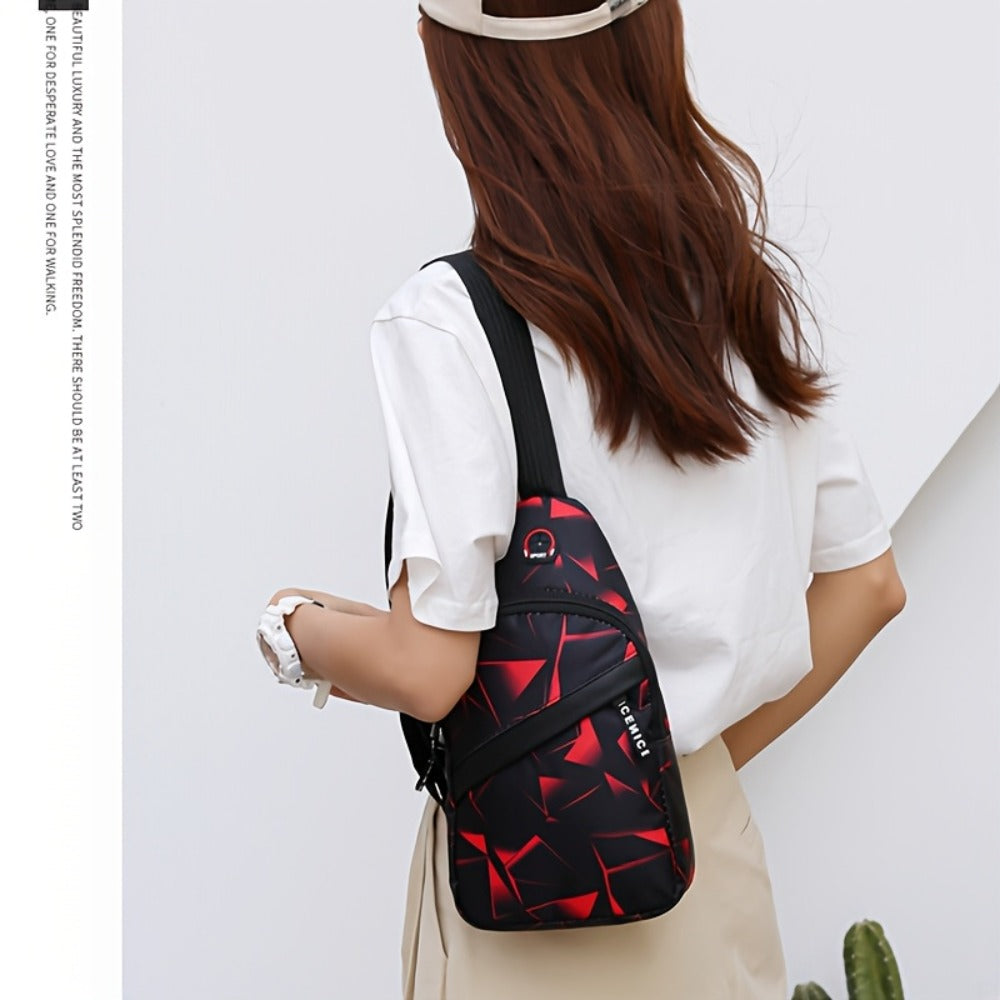 Couple Chest Bag, Men'S Casual Crossbody Bag, Trendy Sports Bag, Multifunctional Small Bag, Shoulder Bag, Unisex Version