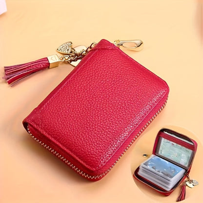 RFID Blocking Credit Card Holder Wallets For Men Women Money Case Coin Purse Credit Card Holder Wallet Zip Card Case