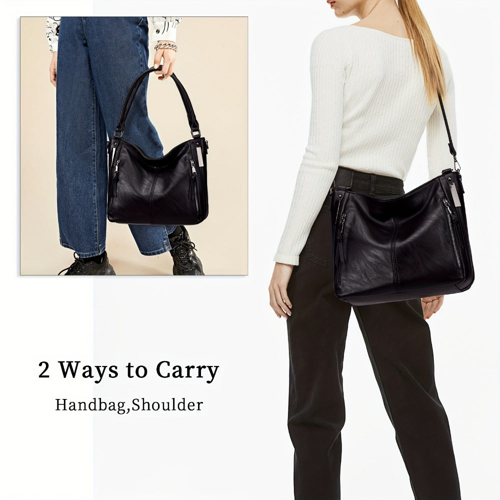 Crossbody Bag for Women – PU Leather, Adjustable Strap, for Travel & Work | Bag Vero – detail view 15