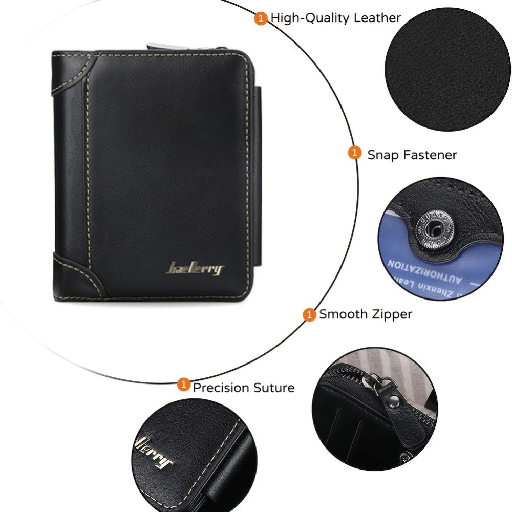Men's Wallet – Polyester, Vintage Trifold Buckle Unisex Card | Bag Vero – detail view 9