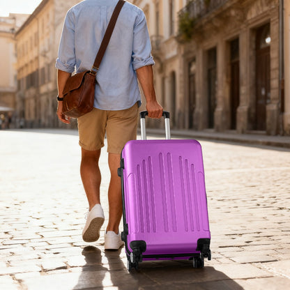 20/24/28 Inch Carry On Luggage, Airline Approved Hard Shell Carry On Suitcase with Wheels, TSA Approved Lock, Lightweight Hard Case Travel Luggage