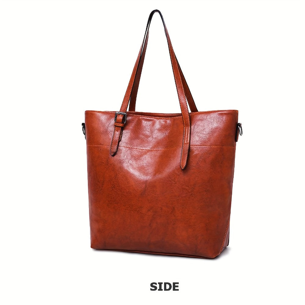 Women's Soft Handbag Set of 4 - Women Satchel Purses Tote Bag for Women Bucket Handbags