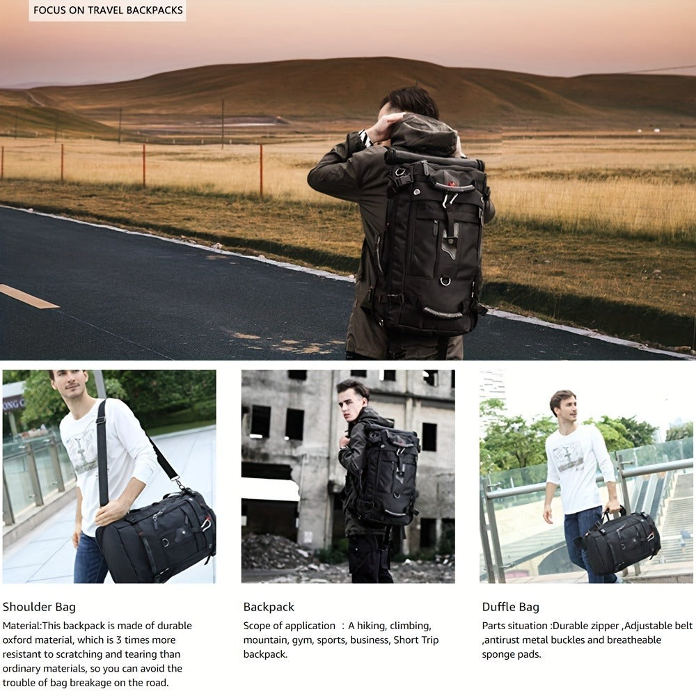 Multi Functional Travel Backpack, Simple Nylon Laptop Daypack, Carry On Luggage Schoolbag, Multi Pocket Carry On Travel Backpack, Flight Approved Gym Bag With Shoe Compartment, Waterproof Laptop School Bag, Outdoor hiking backpack