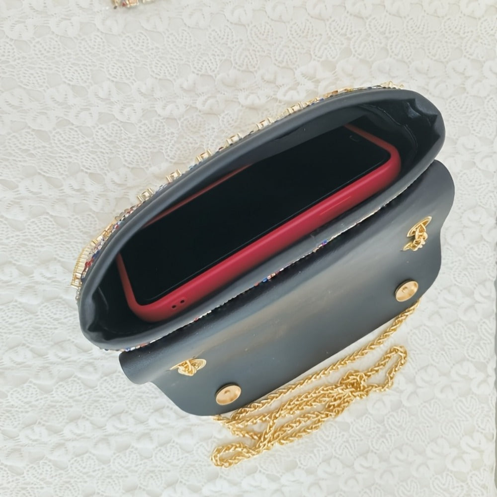 Women's Wallet – Large Capacity, Full Diamond Rhinestone Clutch Large | Bag Vero – detail view 12