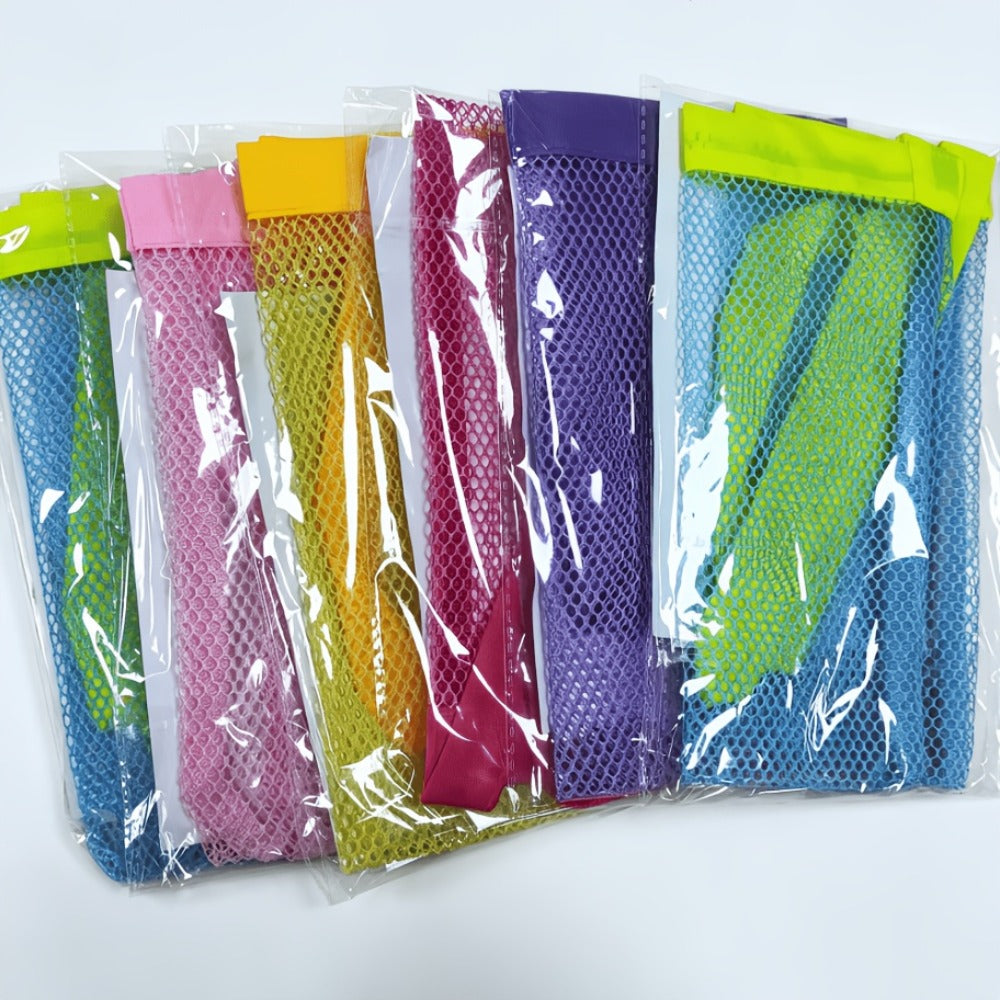 Tote Bag for Women – 6 Pack, Mesh Beach Pack Adjustable Colorful | Bag Vero – detail view 5