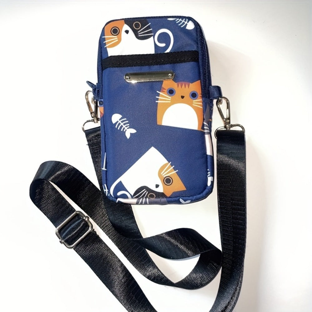 Trendy Oxford Crossbody Bag for Women - Features Adjustable Shoulder Straps, Zipper Closure, Sturdy Material, Casual Elegant Design, Ideal for Everyday Use And Travel