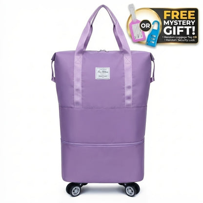 Gym Duffel Bag – Nylon, Spinner Wheels, Expandable, for Travel | Bag Vero – detail view 12