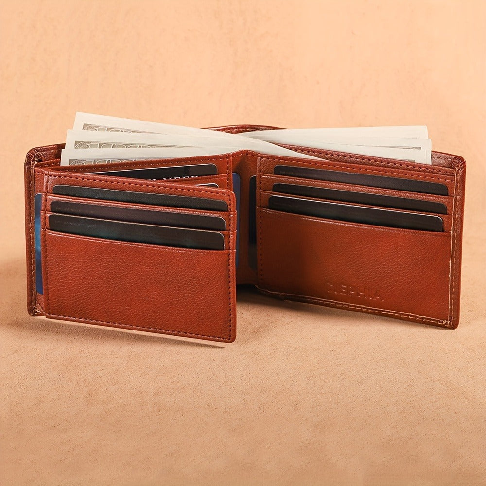 Men's Wallet – RFID Blocking, Full Grain Leather Trifold Rfid | Bag Vero – detail view 16