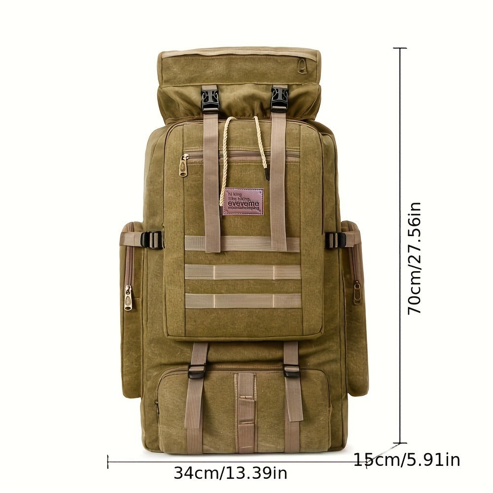 Gym Duffel Bag – 90L, Canvas, Large Capacity | Bag Vero – detail view 2