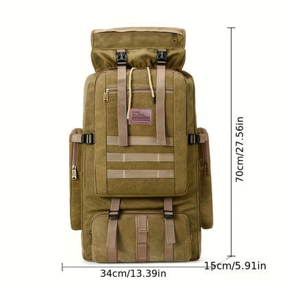 Gym Duffel Bag – 90L, Canvas, Large Capacity | Bag Vero – detail view 2
