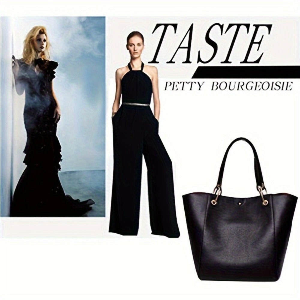 Tote Handbags for Women Large Capacity Work PU Leather Bucket Purse Designer Satchel Hobo Shoulder Bags