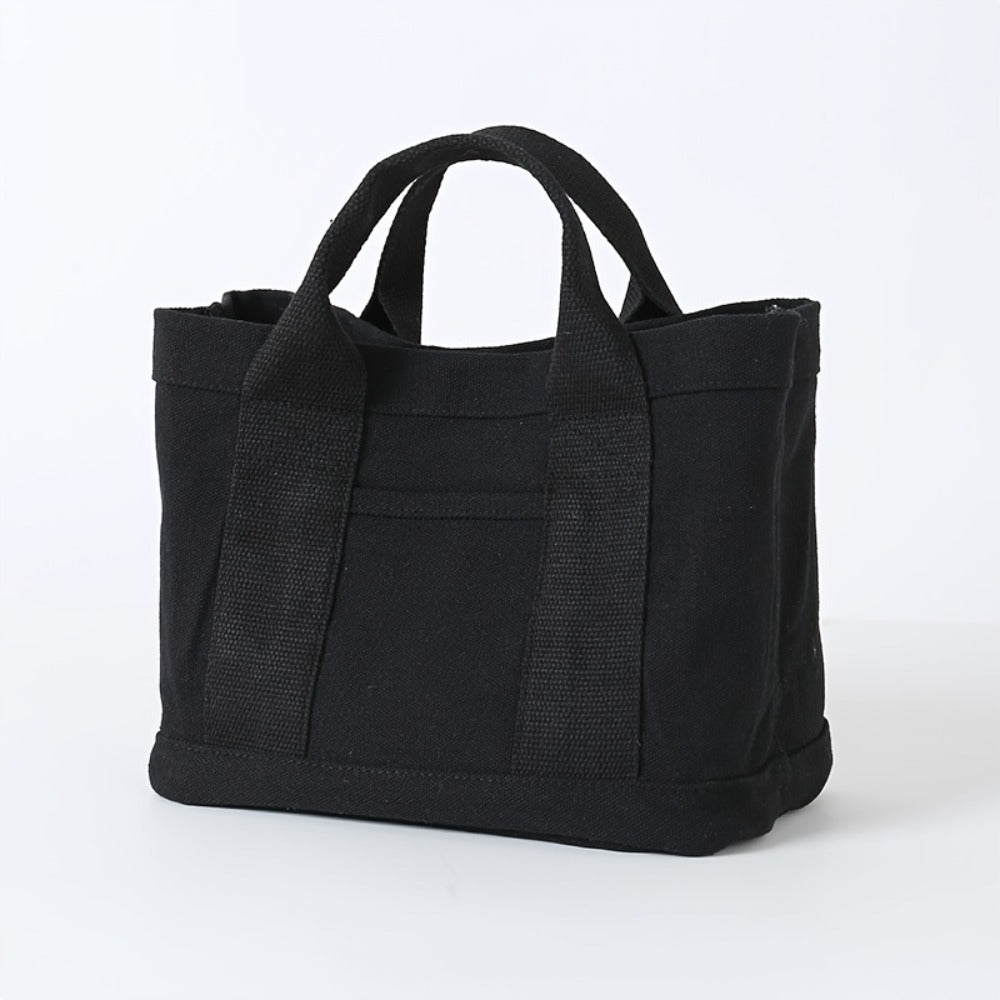 1pc Neutral Large-capacity Tote Bag: Heavy-duty Beige Double-handle Handbag, Spacious Work Bag, Suitable for Commuting, Traveling, Office, School - Simple, Professional, Casual And Multi-functional Handbag, Durable Carry-on Luggage Bag