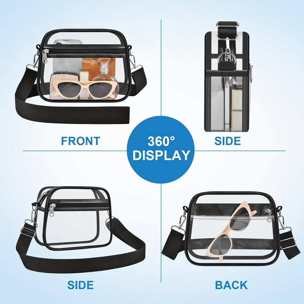 Crossbody Bag for Women – PVC, Clear, Transparent, Adjustable Strap | Bag Vero – detail view 3