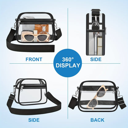 Crossbody Bag for Women – PVC, Clear, Transparent, Adjustable Strap | Bag Vero – detail view 3