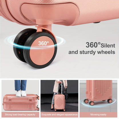 3 piece Luggage Set Wear-Resistance Hardshell Ligthwegt Spinner Wheels Suitcase Set with Tsa Lock, 3in1 Carry on luggage (20" 24" 28") for men and women