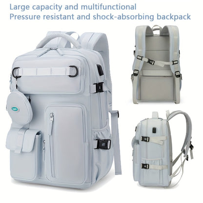 Versatile Voyager Backpack - Travel for Women with Shoe Compartment, Airline Approved, Durable, And Spacious for Outdoor Enthusiasts