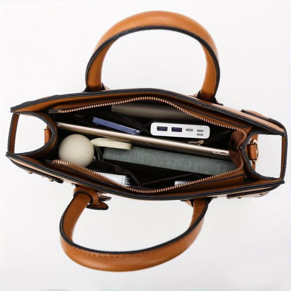 Crossbody Bag for Women – 3-Piece, Large Capacity, for Work & Everyday Use | Bag Vero – detail view 8