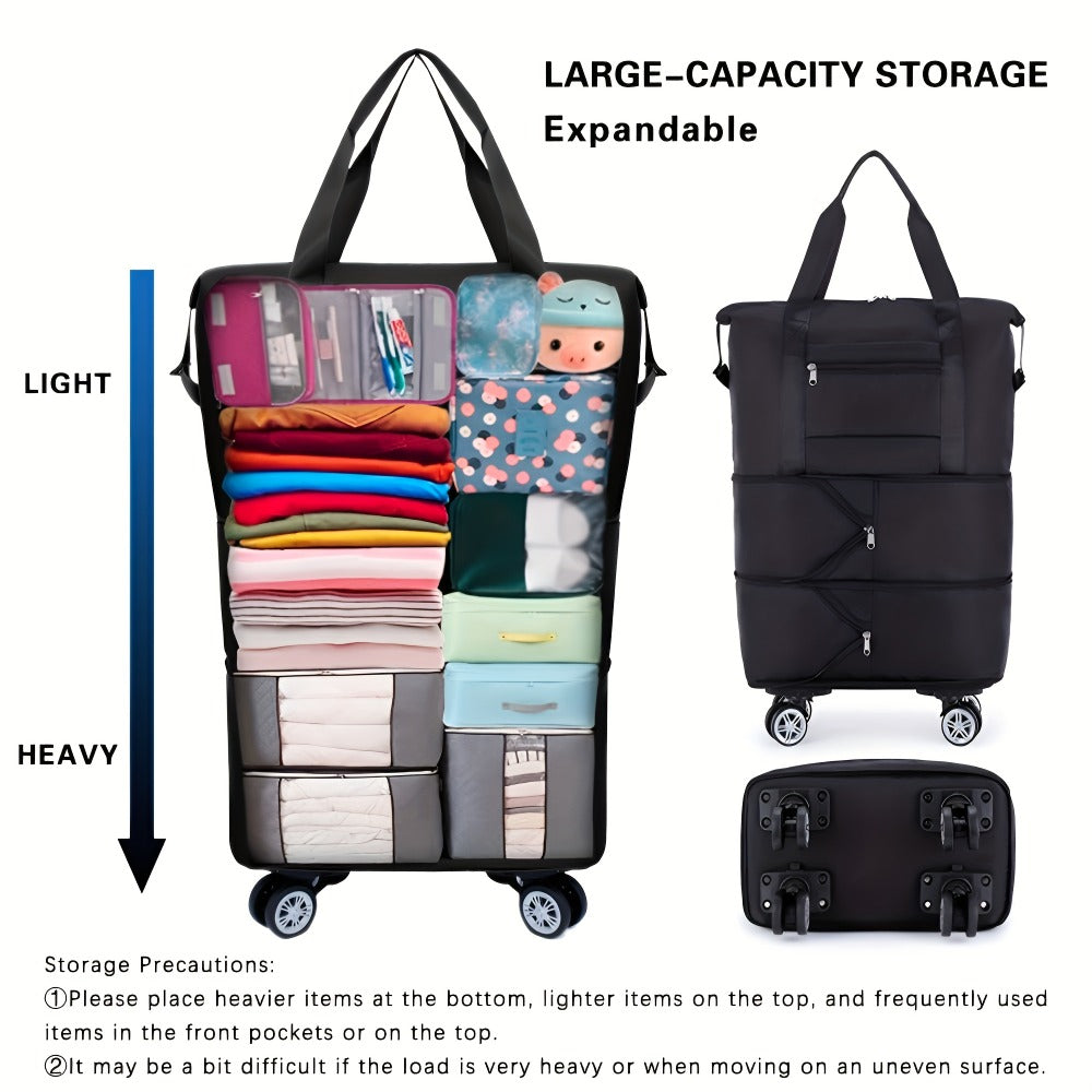 Carry On Luggage – Soft Shell, Expandable, Foldable, Spinner Wheels | Bag Vero – detail view 8