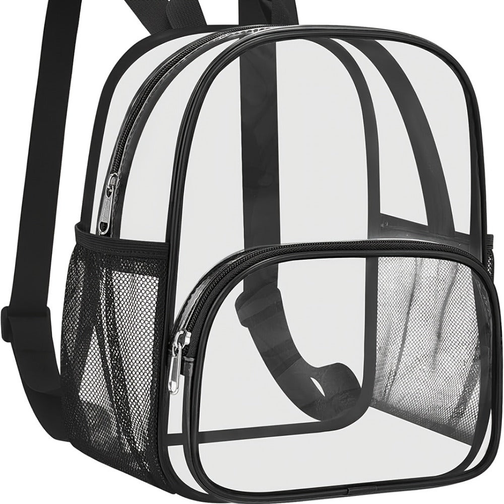 Travel Backpack – Clear, Transparent, Adjustable Strap, for Travel & Work | Bag Vero – detail view 5