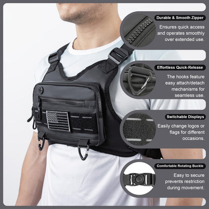 Sling Bag – Nylon, Multi-Pocket | Bag Vero – detail view 4